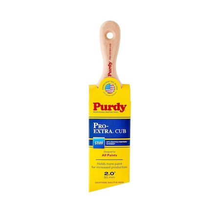 Purdy Purdy Pro-Extra Cub 2 in. Stiff Angle Trim Paint Brush 144153720